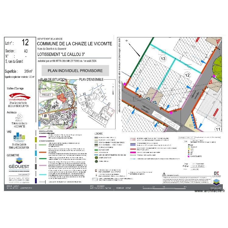 LA CHAIZE LE VICOMTE - le caillou 12. Plan de 0 pièce et 0 m2