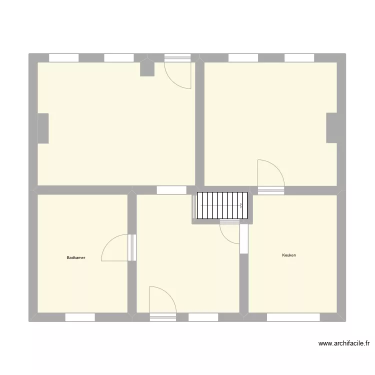 Rollegemsestraat 9 beneden. Plan de Rollegemsestraat 9 beneden. Plan de
