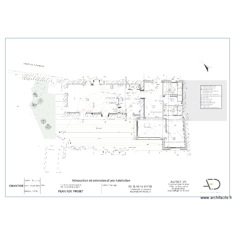 Plan E Klein RDC K. Plan de 0 pièce et 0 m2