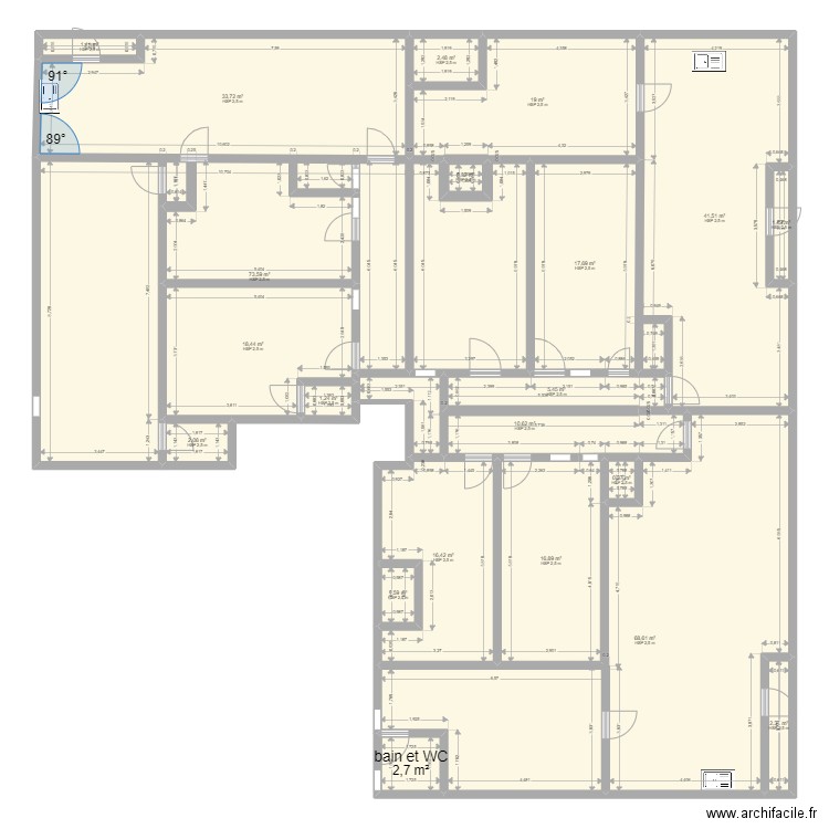maison savane4. Plan de 21 pièces et 339 m2