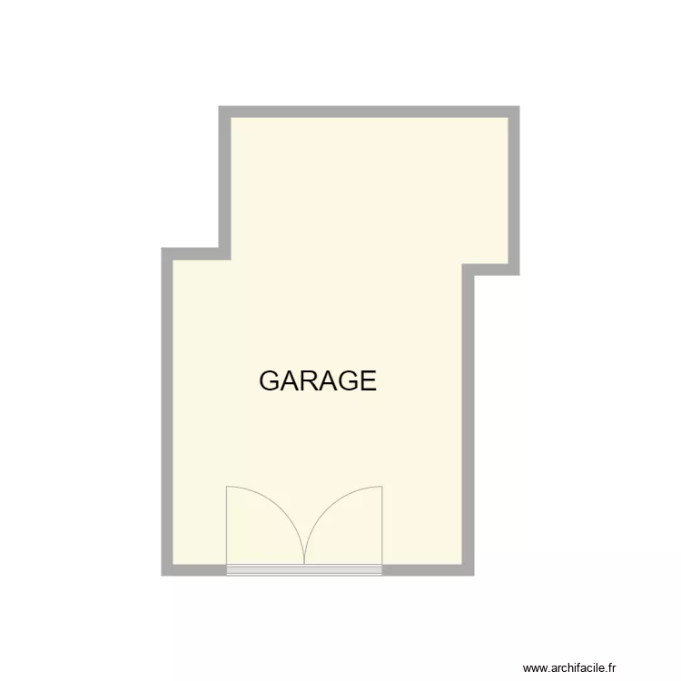 GARAGE VAUVERT. Plan de GARAGE VAUVERT. Plan de