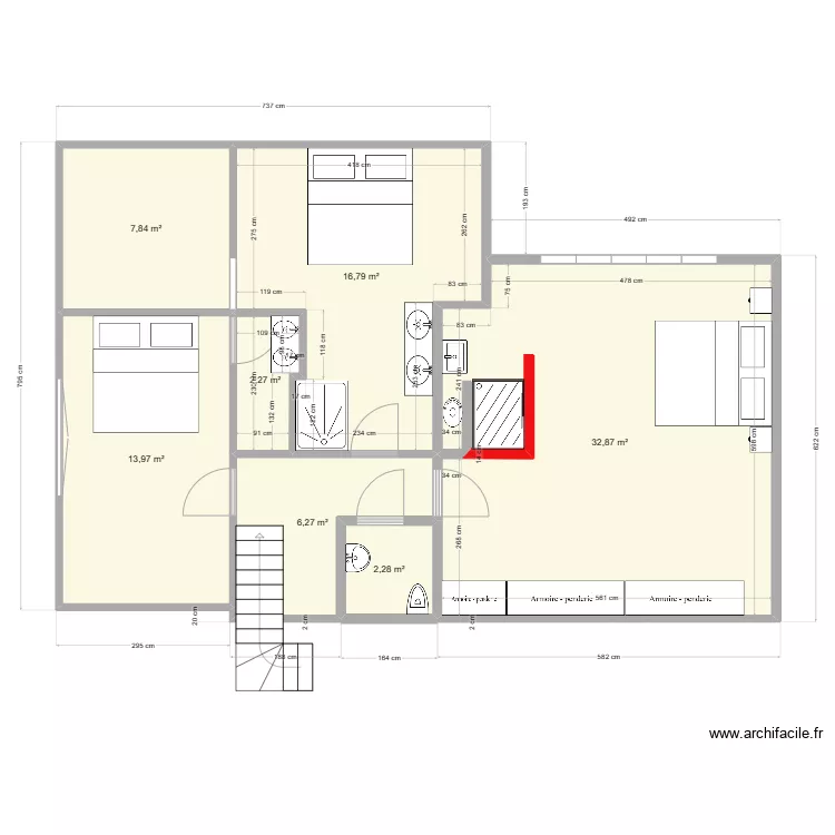 Prieur&eacute; 1er ter. Plan de 