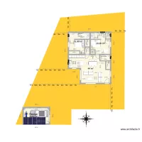 10 -Plan avec garage  / carport séparé