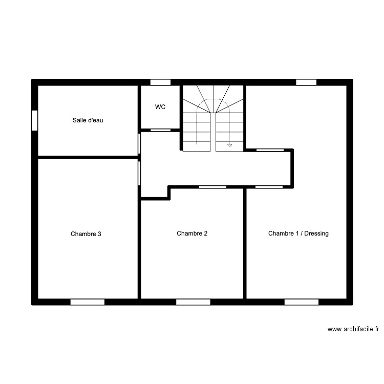 MIRAT - 1er. Plan de 6 pièces et 54 m2