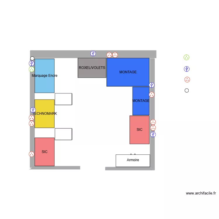 Aménagement Poste Marquage UAP1. Plan de Aménagement Poste Marquage UAP1. Plan de