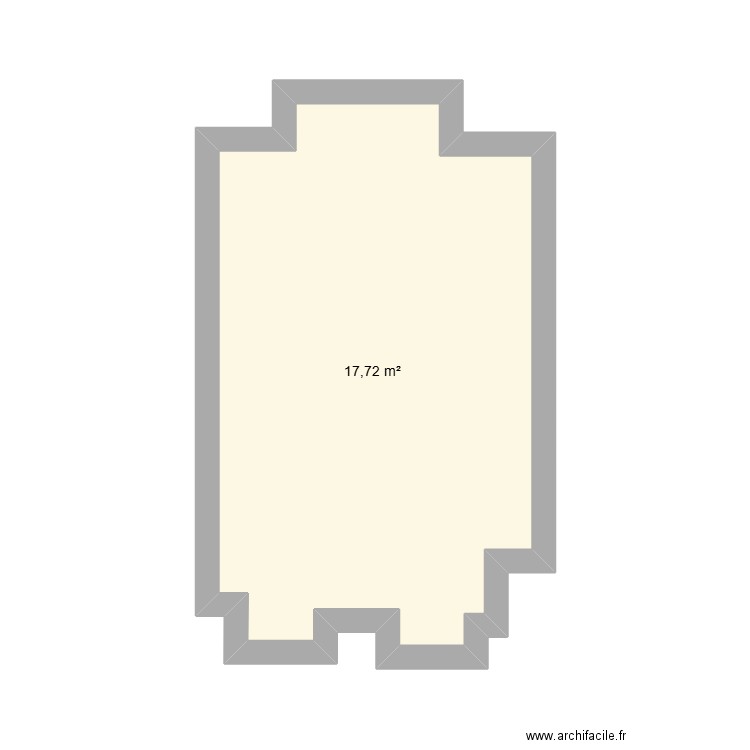 Plan l'Annexe. Plan de 1 pièce et 18 m2