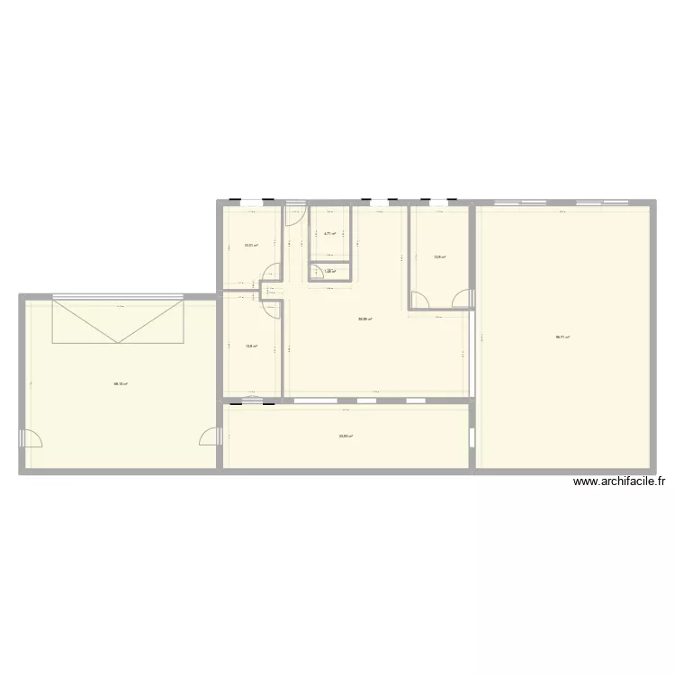 maison. Plan de 