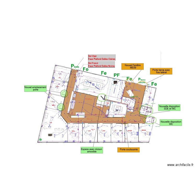 PLAN BU. Plan de 0 pièce et 0 m2