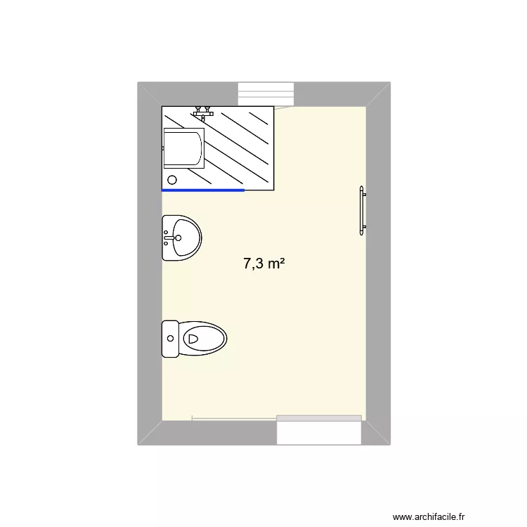 PLAN BAELE apr&egrave;s. Plan de 