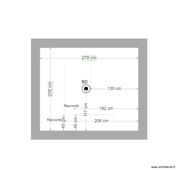 Mur douche, baignoire. Plan de Mur douche, baignoire. Plan de
