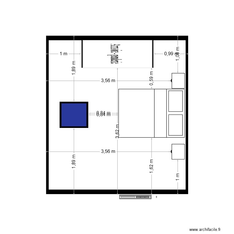 chambre comble. Plan de 0 pièce et 0 m2
