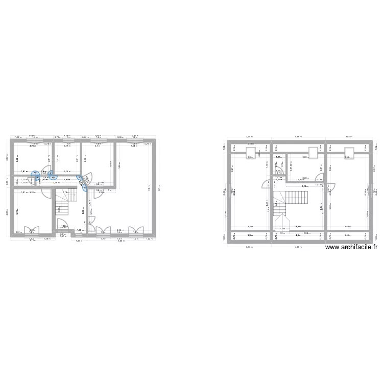 maison rez de chauss&eacute;e. Plan de 