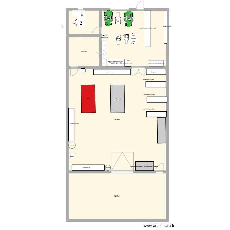 dffvdf. Plan de 4 pièces et 229 m2