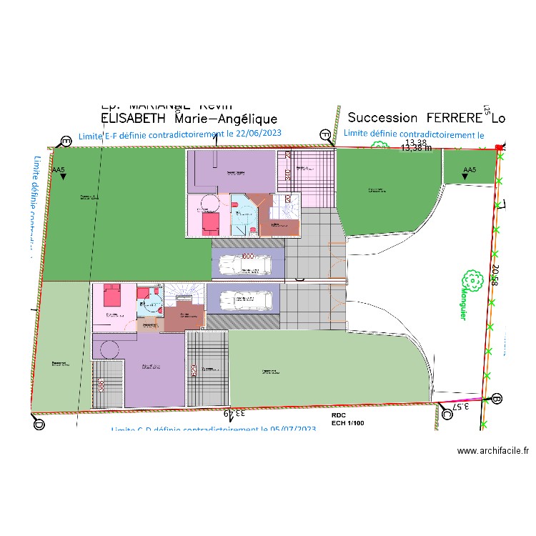 VillasSPJ_RDC. Plan de 0 pièce et 0 m2