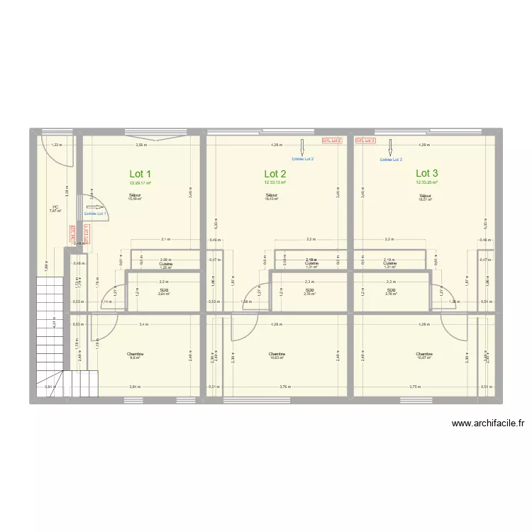 Ploemel T2 6 lots V2 Enedis. Plan de Ploemel T2 6 lots V2 Enedis. Plan de