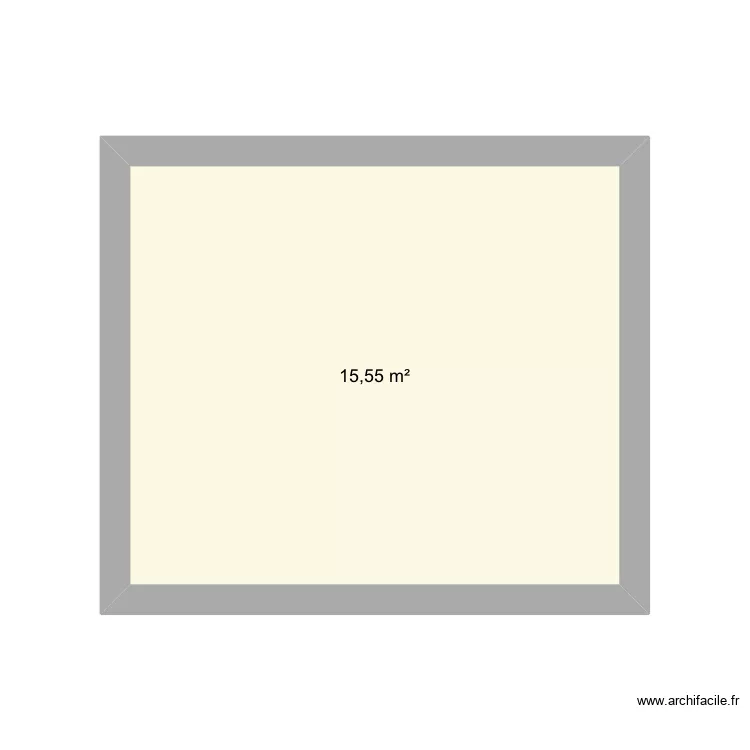 Chambre.. Plan de 1  et 16 m²