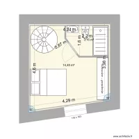 PROJET  R+1 (future chambre) 2