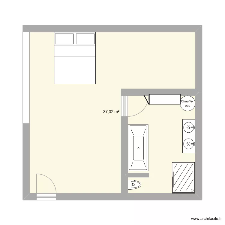 new suite. Plan de 1 et 37 m² new suite. Plan de 1 et 37 m²
