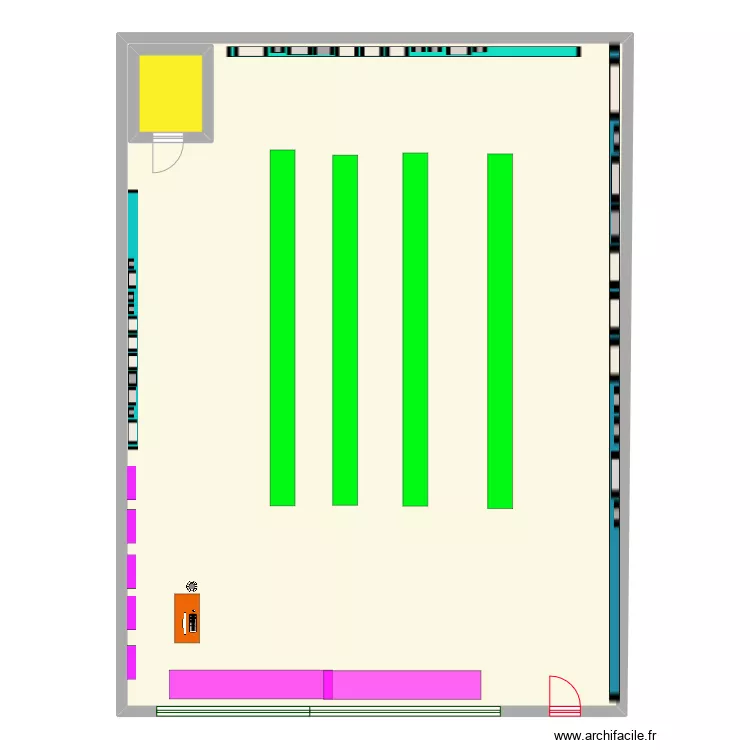 plan magasin. Plan de 