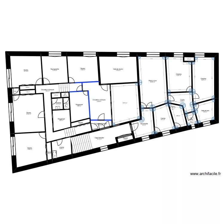 Lavelanet R+1. Plan de Lavelanet R+1. Plan de