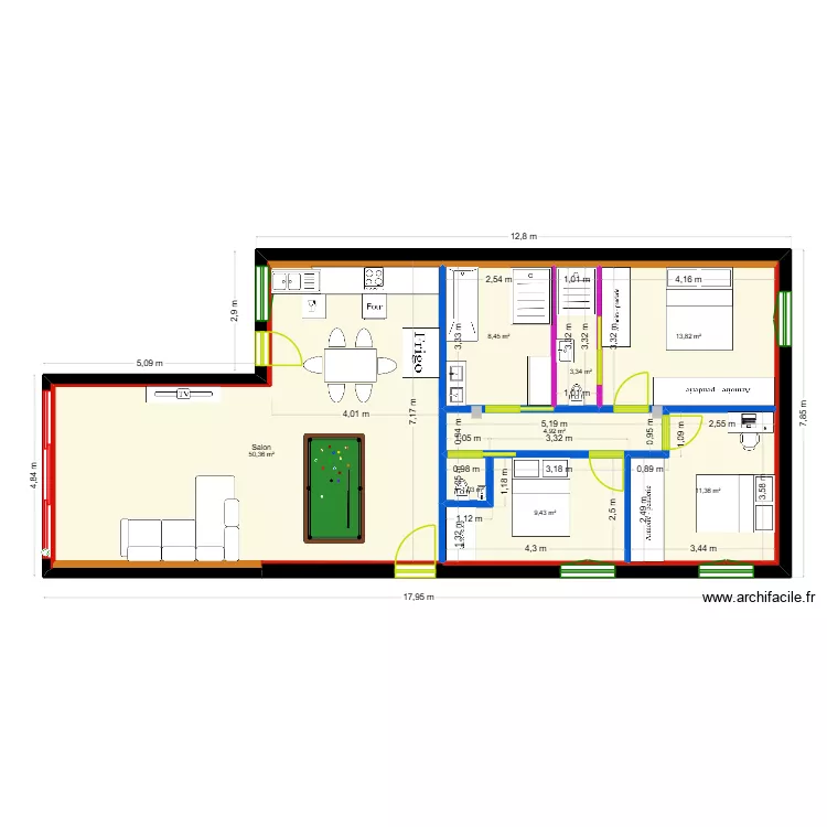 esquise. Plan de 8 et 164 m² esquise. Plan de 8 et 164 m²