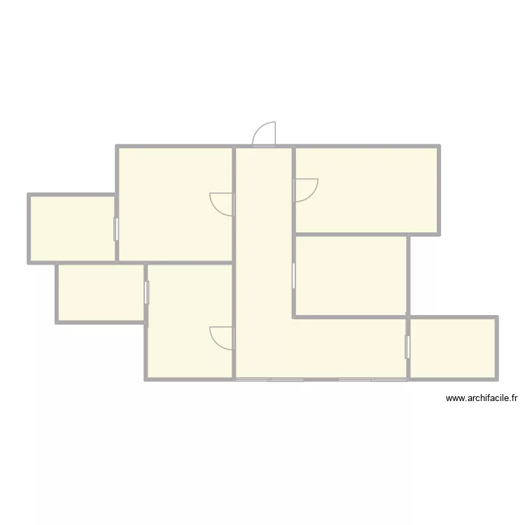 escape game. Plan de 8  et 98 m²