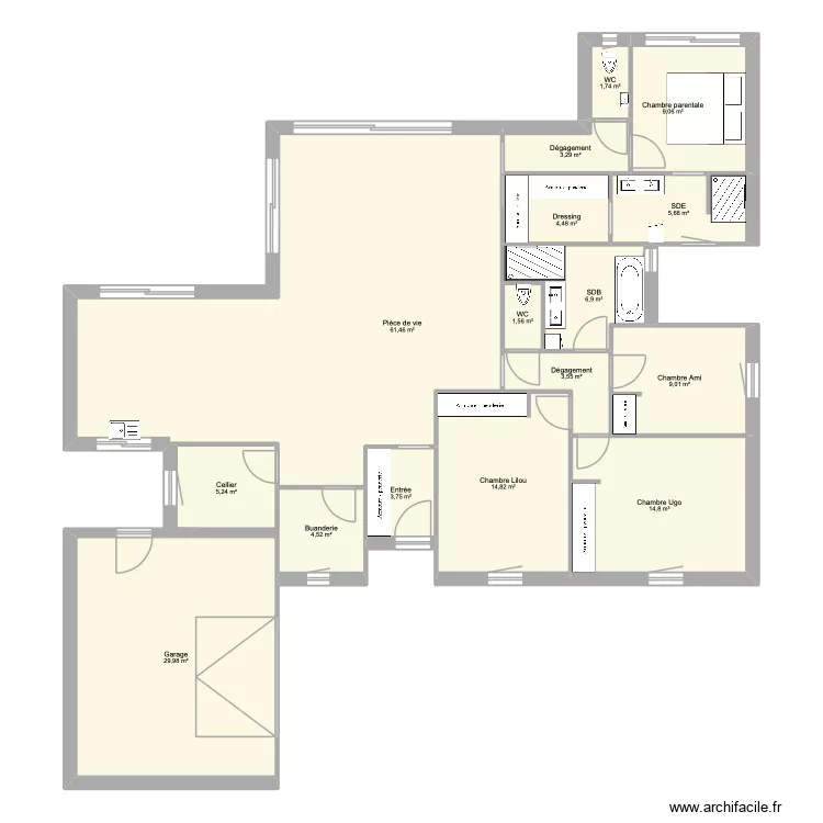 WAHOU. Plan de 0 pièce et 0 m2