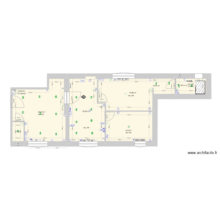sso electrique 2. Plan de 0 pièce et 0 m2