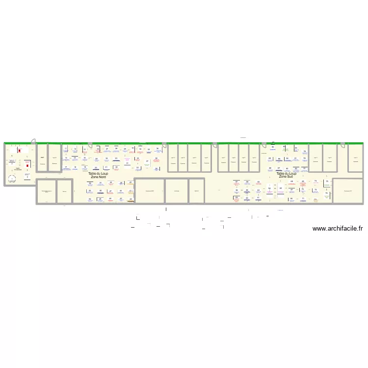 R&eacute;ception VIP +2_ 22/02. Plan de 20  et 906 m²