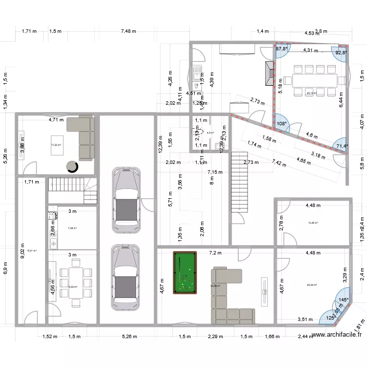 Stleger_rez_2610. Plan de 9 Pièces et 151 m²
