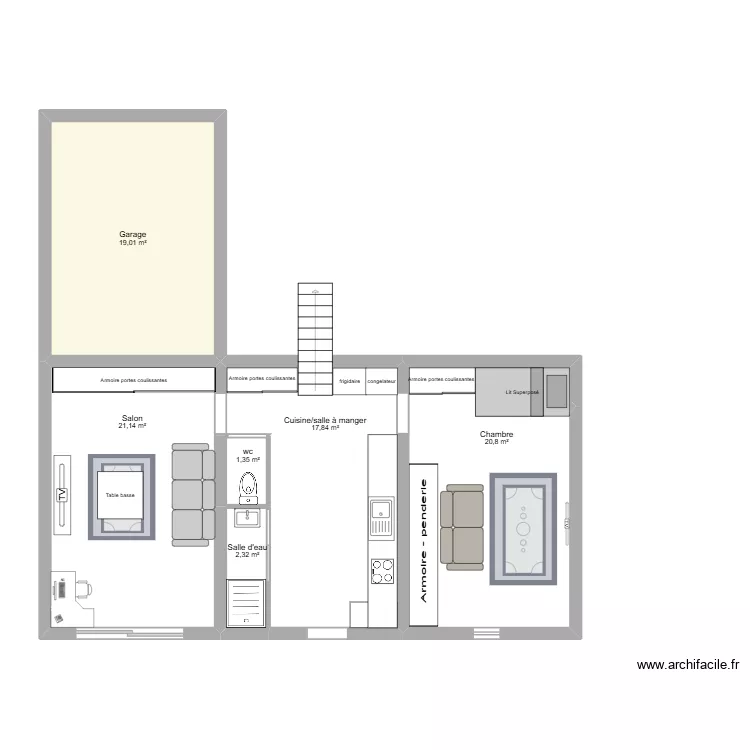 studio sous sol 5. Plan de 6 et 82 m² studio sous sol 5. Plan de 6 et 82 m²