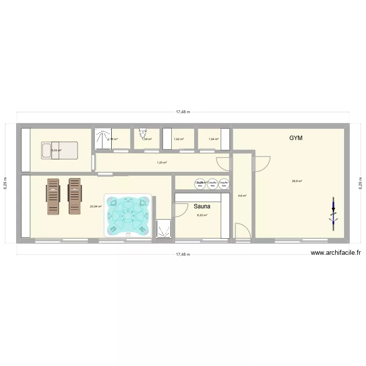 Serena. Plan de 11 Pièces et 92 m² Serena. Plan de 11 Pièces et 92 m²