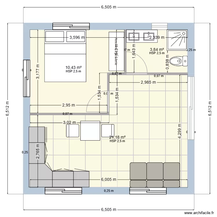 Nouveau plan type T2 OPH. Plan de 4 et 72 m² Nouveau plan type T2 OPH. Plan de 4 et 72 m²