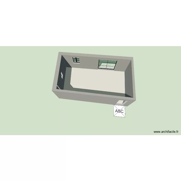 Marsanne RDC. Plan de 1 et 40 m² Marsanne RDC. Plan de 1 et 40 m²