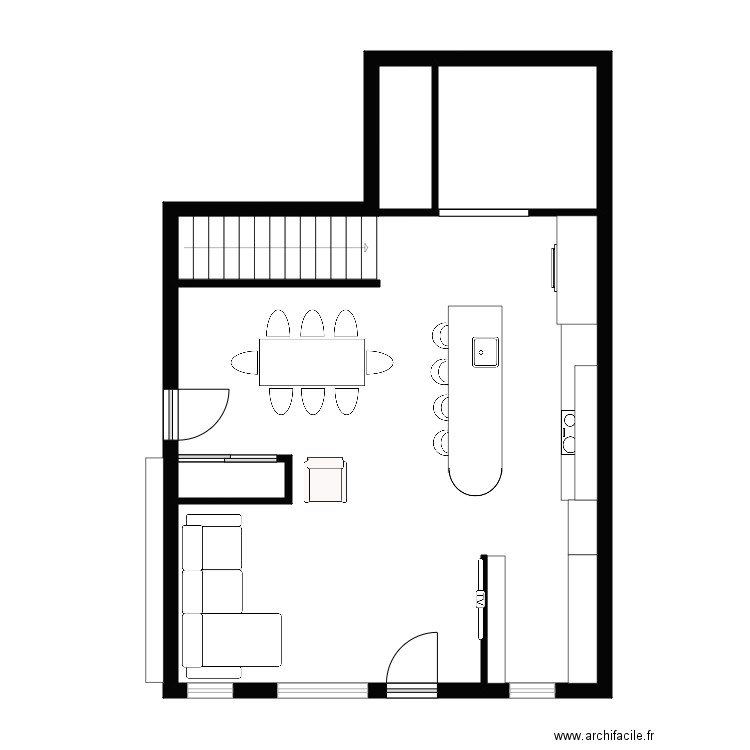 Colt 4. Plan de 3 pièces et 64 m2