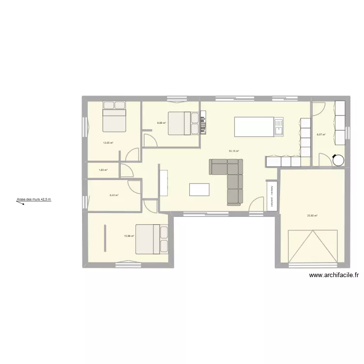 wintrebert plan 1. Plan de 8 Pièces et 131 m² wintrebert plan 1. Plan de 8 Pièces et 131 m²
