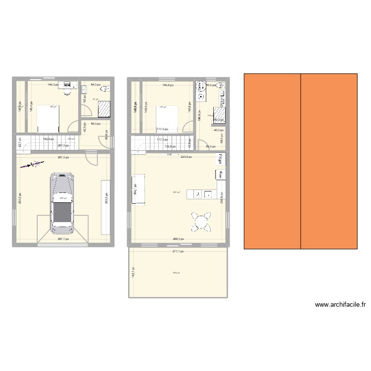Plan Lucas 24x40. Plan de 0 pièce et 0 m2