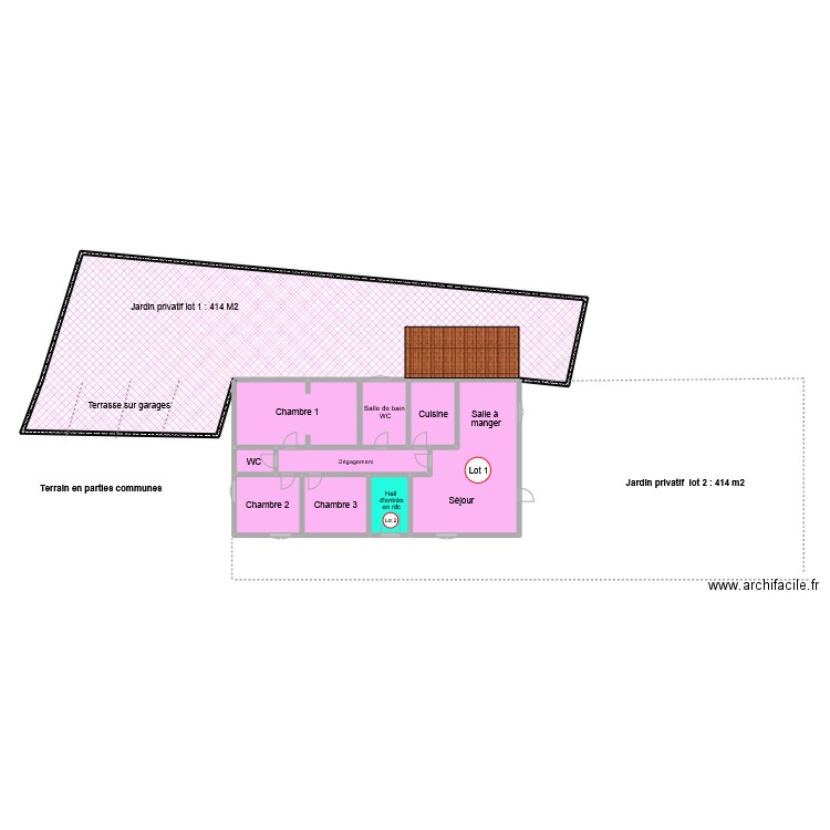RDC LEANDRI 1 er. Plan de 9 pièces et 226 m2