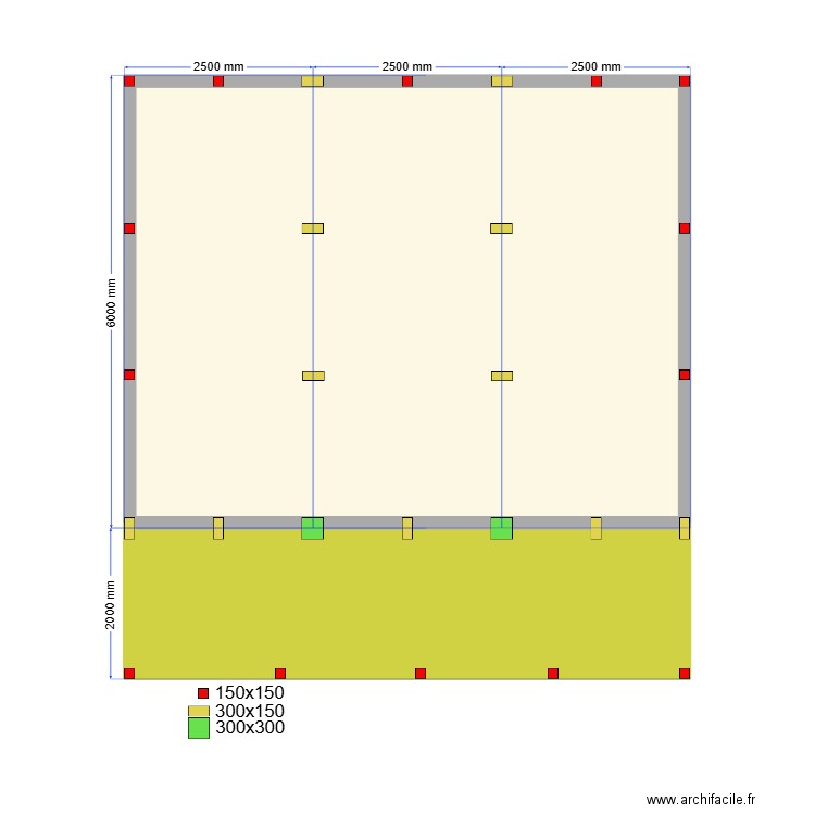 Сваи Коломна. Plan de 2 pièces et 54 m2