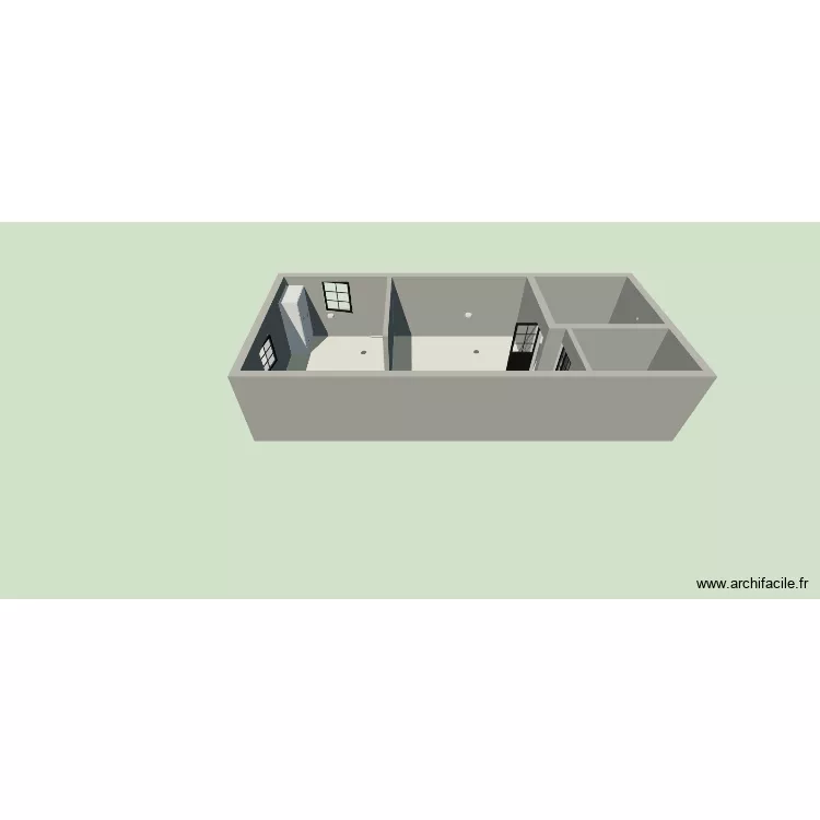 essai. Plan de 3 Pièces et 60 m² essai. Plan de 3 Pièces et 60 m²