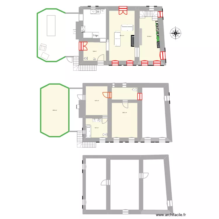 AGON septembre 2025. Plan de 7 et 140 m² AGON septembre 2025. Plan de 7 et 140 m²