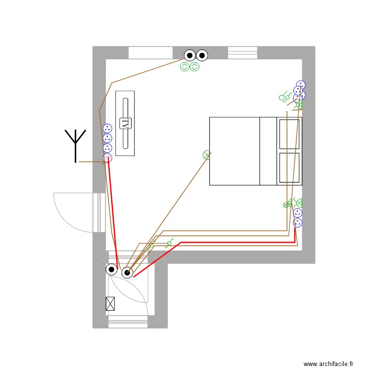 JOULIA. Plan de 2 pièces et 17 m2