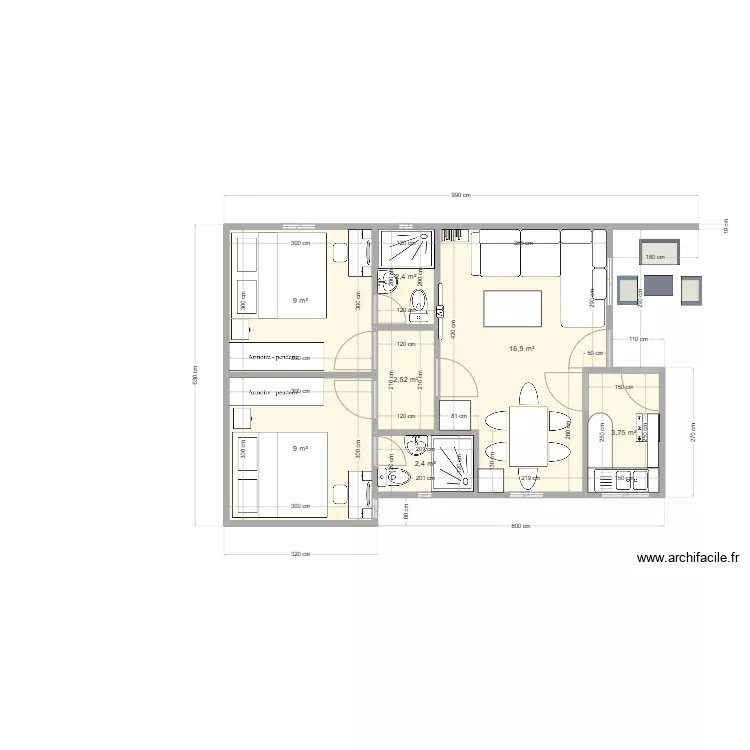 Plan maison. Plan de 
