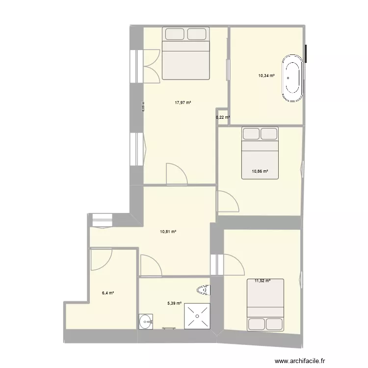 lamb 3. Plan de 8 Pièces et 74 m² lamb 3. Plan de 8 Pièces et 74 m²