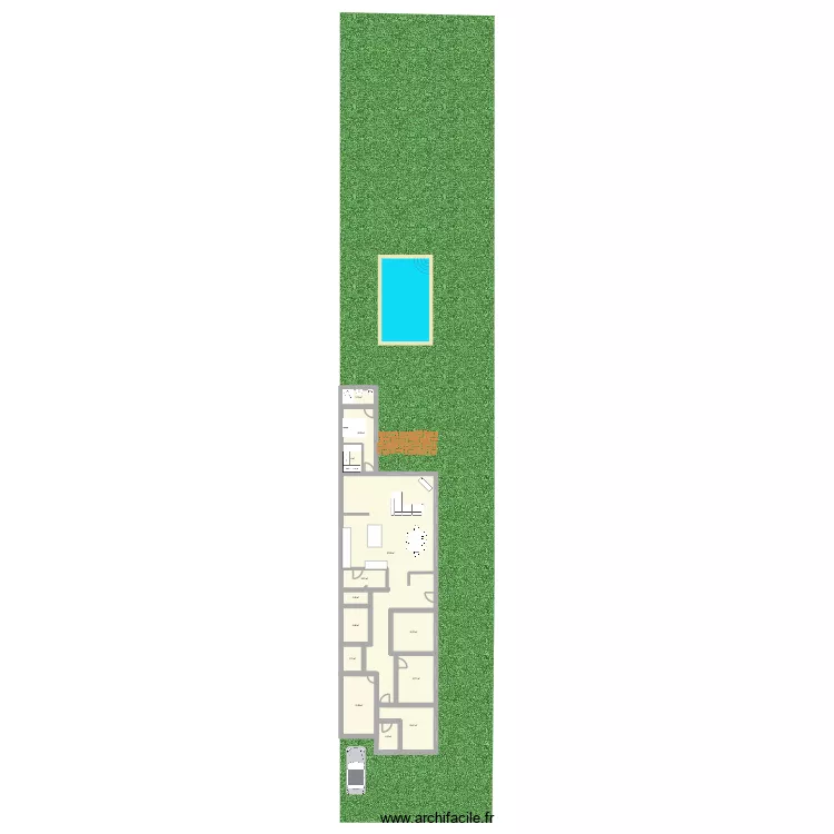config 3 chambre jardin + pas de patio + en L. Plan de 13 et 182 m² config 3 chambre jardin + pas de patio + en L. Plan de 13 et 182 m²