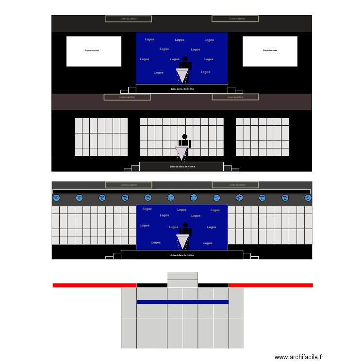 vue de face Ampersand v3. Plan de 0 pièce et 0 m2