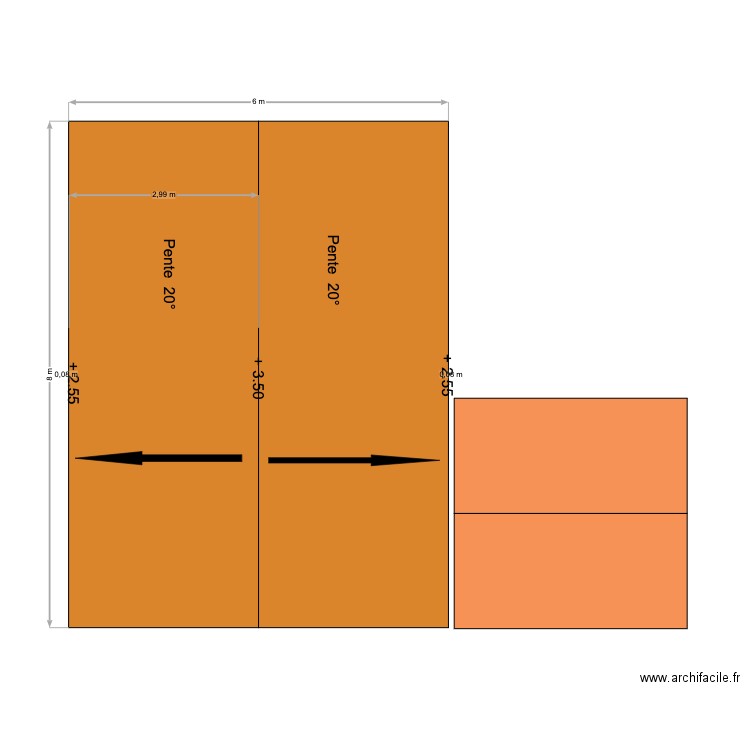 Toiture 2. Plan de 0 pièce et 0 m2