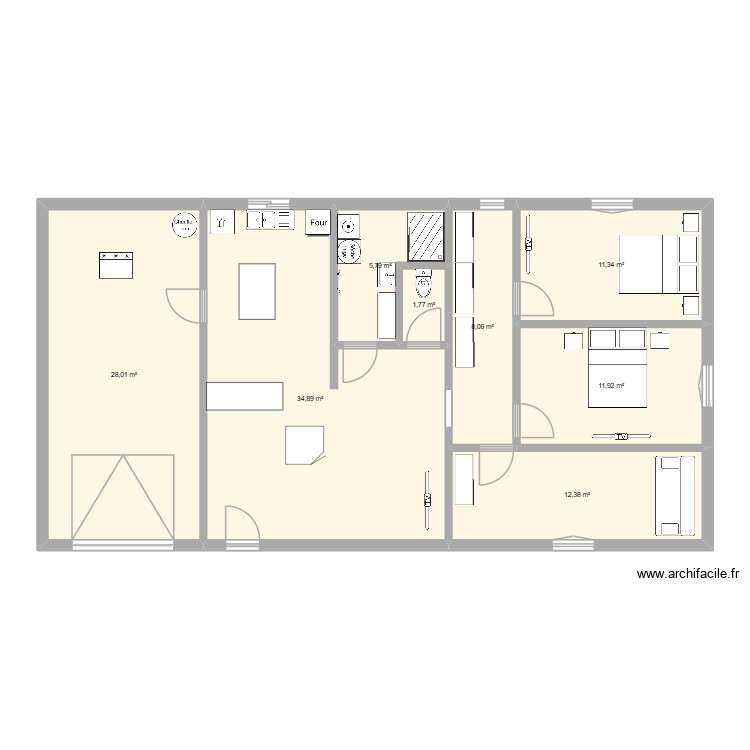 ESSAI. Plan de 0 pièce et 0 m2