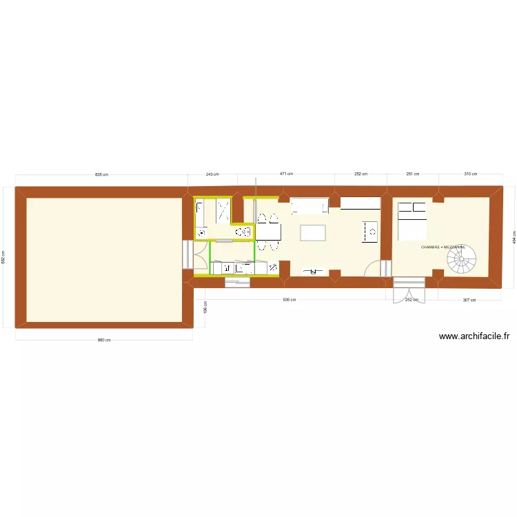 MAISON OPOUL 3. Plan de 