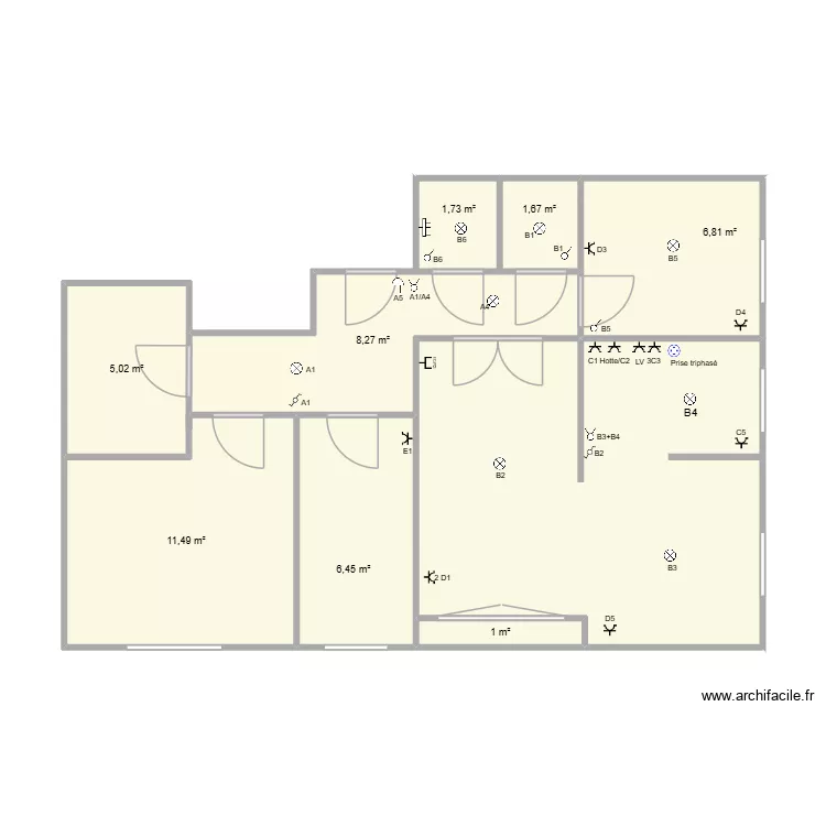georges. Plan de 9 et 67 m² georges. Plan de 9 et 67 m²
